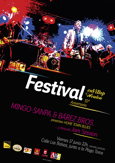 enViBop Festival 10º Aniversario Mingo-Sanpa & Bárez Bros - 17-6-2016